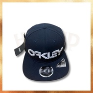 Topi New Era x Oakley Collab Navy 9FIFTY Snapback Hat 100% Original