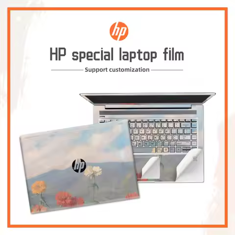 Oil Painting Laptop Skins Sticker Vinyl Keyboard Stickers Hp Cover Skin Hp X360 Decorate Decal for H