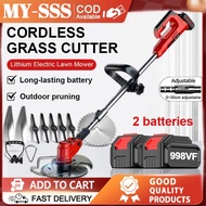 Grass cutter 998VF Rechargeable Cordless Lawn Mower Mower Lawn Trimmer Portable mesin rumput bateri 
