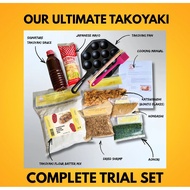 ULTIMATE COMPLETE TAKOYAKI TRIAL SET TAKOYAKI PAN TAKOYAKI MACHINE TAKOYAKI MAKER (AUTHENTIC STYLE T