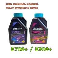 ( 100% ORIGINA DASHOIL ) 1 LITER ESTER E700 E700+ E900 + 4T Fully 100% Synthetic Race 10W-50 Engine 