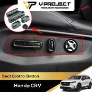 Honda CR-V CRV RS 2023 - 2027 Seat Control Button Carbon Cover Interior Decoration 6th Gen 2023 - 20