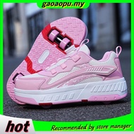 Hot sale！！！ 30-40 LED Double Roller Skate Shoes Women Men Automatic Luminous Sneakers roller shoes k