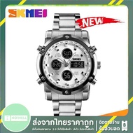 สุดฮิต!! SKMEI 1389 นาฬิกาผู้ชาย นาฬิกาแฟชั่น นาฬิกาข้อมือดิจิตอล เรียบหรูมีสไตล์ การแสดงผล3แบบ กันน้ำ มีประกันสินค้า รุ่น39