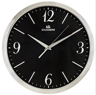 นาฬิกาแขวนผนัง ตัวเรือนทำจากอลูมิเนียม DOGENI รุ่น WNM004SL สีเงิน WNM004RG สีโรสโกลด์ ขนาด 30 ซม.ทรงกลม เครื่อง Quartz 3 เข็ม เดินเงียบไม่มีเสียงรบกวน
