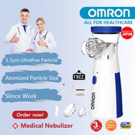 OMRON พ่นยา โรคหอบหืด Nebulizer เด็กและผู้ใหญ่ ทางการแพทย์ เครื่องพ่น ยาพ่นหอบหืด เครื่องพ่นยาเด็ก ย