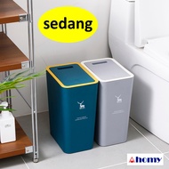 Automatic open-close trash bin medium