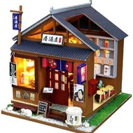 【代客製作】袖珍屋DIY小屋成品代製 模型屋 娃娃屋 智趣屋 |款式:居酒屋