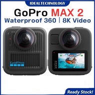 GoPro MAX 2 Action Camera- 8K 360 video with Reframe into 4K,29MP ultra high-res,4K100 and 5.6K60