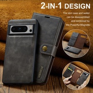 Applicable to Google Pixel 8 Pro Two-in-one Split Leather Case Pixel 8Magnetic Phone Case Wallet Pro