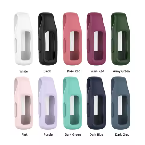 Clip Protector Holder Cover for Fitbit Inspire3/Inspire2/Ace3 Anti Fall Silicone Protective Case Cli