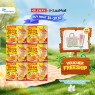 Combo 6 hộp Trà sữa trân châu Hoàng Kim - Hillway - Chuẩn vị Đài Loan size L (hộp 4 gói trà sữa 4 gó