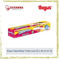 Bagus Zipper Bag 33 cm x 40 cm contains 12 Bags