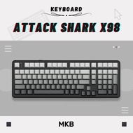 Attack Shark X98 / X98 Pro Hot-Swap Custom RGB Gasket Structure with Knob / Screen Tri-Mode Full Bui