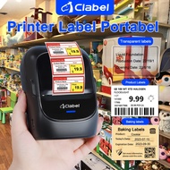 Clabel 221B Label Printer Thermal Printer Bluetooth Portable Label Maker 2050mm wide