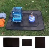 oc Easy to Clean Grill Mat Waterproof Bbq Mat Fireproof Bbq Mat for Tabletop Grill Heat-resistant Waterproof Camping Grill Table Mat Outdoor Barbecue Accessories