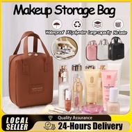 Travel Makeup Pouch Toiletry Organizer Zipper Cosmetic Multiple Partitions Bags With Handle Shell Co