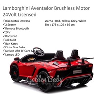 Terlaris JUMBO DEWASA Mobil mainan anak aki Lamborghini Aventador