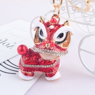 Zinc alloy dance keychain Car handbag charm keychain Chinese style keychain pendant keychain for