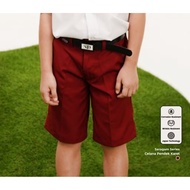 MERAH Davis Kids Red Shorts | Davis Kids Red Pants | Davis Kids Red School Pants
