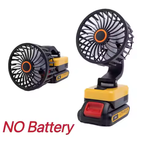 Fan For DeWalt 18V Li-Ion Battery Adapter Bare Tool Cordlless Fan Portable Workshop Field Fan(batter