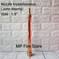 Fire Jet Nozzle Nuzzle Instantianeous Fire 1.5 Inch Intanius John Morris