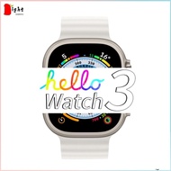 ⚡NEW⚡Hello Watch 3 Men Smart Watch Full Screen Titanium Smartwatch with NFC Compass 4GB ROM for Android PK HK8 PRO MAX ZD8
