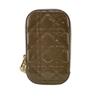 二手 Dior Lady Dior Call'in 手機支架、Lady Dior Cannage 手拿包、小物收納包，米色