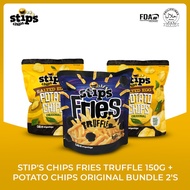Stip's Chips Fries Truffle 150g + Potato Chips Bundle 2's