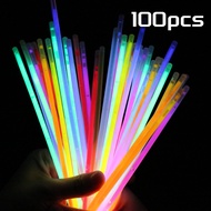 One Home แท่งเรืองแสง 100 pcs แค่หักก็เรืองแสงแล้ว แท่งไฟ คละสี แต่งตัวตามเทศกาล Glow Sticks