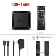 X96Q 10สมาร์ททีวีกล่อง4K Allwinner H313 Quad Core TVBOX 2GB 16GB Set-Top กล่องเครื่องเล่นมีเดีย Grat