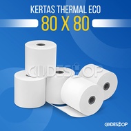 - Eco Thermal Roll Paper 80X80 - 8X8Cm Cashier Receipt Thermal Paper