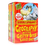 10 Books/Set Horrible Geography Kids Collection Library Box Set Childrens Elementary Educational Eng