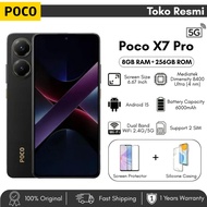 POCO X7 Pro 5G 8GB+256GB I 6000mAh Large Battery | Dimensity 8400-Ultra I 6000mAh Battery | 1 Years 