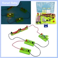 Simple Electric Circuit Kits Physic Science DIY Educational Experiment Kids School Learning Tools