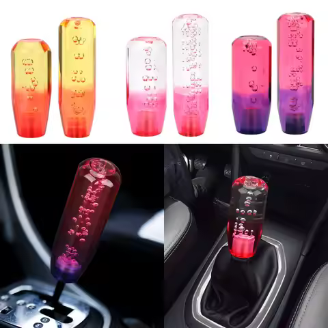 10/15CM Car Gear Shift Knob Manual Transmission Shifter Lever Crystal Bubble Decorative Stick Automo