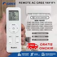 Remote AC Gree YAY1F1 GWC-05C3E(S) GWC-07C3E(S) GWC-09C3E(S) GWC-05MOO5 GWC-09M005 GWC-12M005A