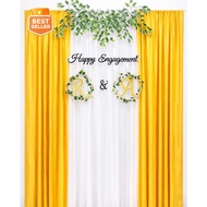 Engagement backdrop package size 3m X 2.2M