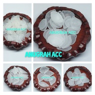 Flower petal beads white leaf petal beads