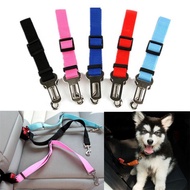 Adjustable Dog Cat Car Safety Belt Pet Seat Vehicle Seat Belt Harness Safety Lever Traction Collar