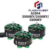 Flash Hobby A1204 2500/3100/5200KV 2-4S 2.0mm Shaft Brushless Motor For 2-3inch Cinewhoop A1204