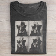 Retro Grunge Chicken T-shirt