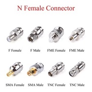 5Pcs RF Coaxial Connector N Female to SMA TNC FME F Male Plug / SMA TNC FME F Female Jack Adapter Use For TV Repeater Antenna