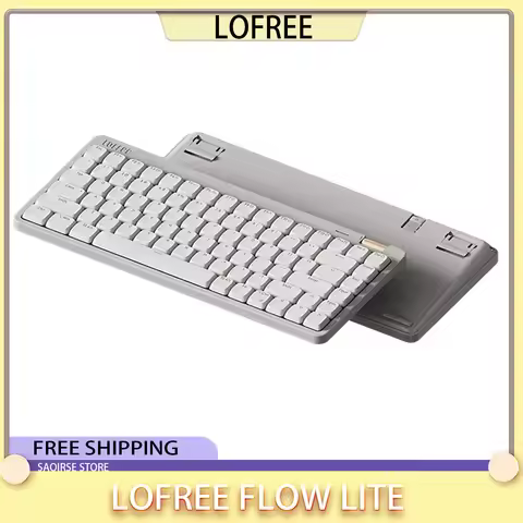 Lofree FLOW LITE Tri-mode Gasket Low-Profile Mechanical Keyboard Wireless Bluetooth 2.4G Customized 