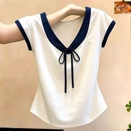 2026 Summer Womens V-neck Short Sleeve