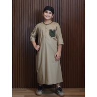 AL AMWA - Zayan Series Children's Robe by Al Amwa Premium | Children's Robe with 3 Sleeves, 4/s, Age