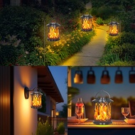 Waterproof Lampu Pelita Solar light with Flickering Flame Torch Light led Solar Lamp Pelita Raya