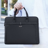File Bag Portable Large-Capacity File Bag logo Business Storage Briefcase Oxford Cloth Conference Pr