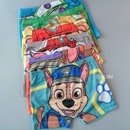 6 pcs boxer brief for kids underwear printed character design comfortable boy's brief