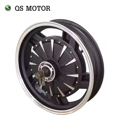 QS 16inch 1500W V1.12 Version 30H 72V 60KPH In-Wheel Hub Motor for Electric Motorcycle